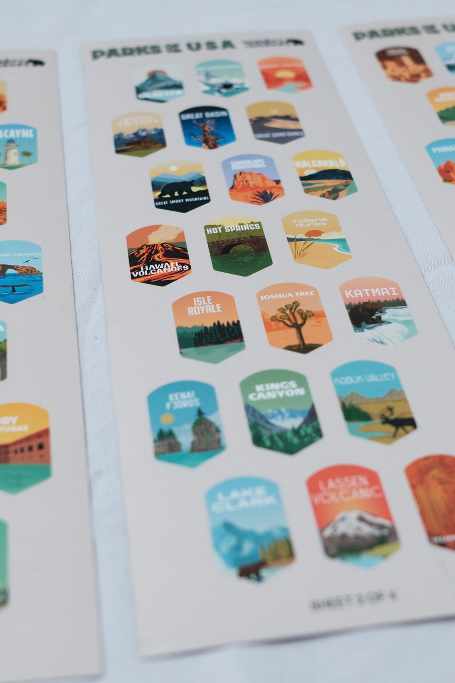 Parks of the USA Map