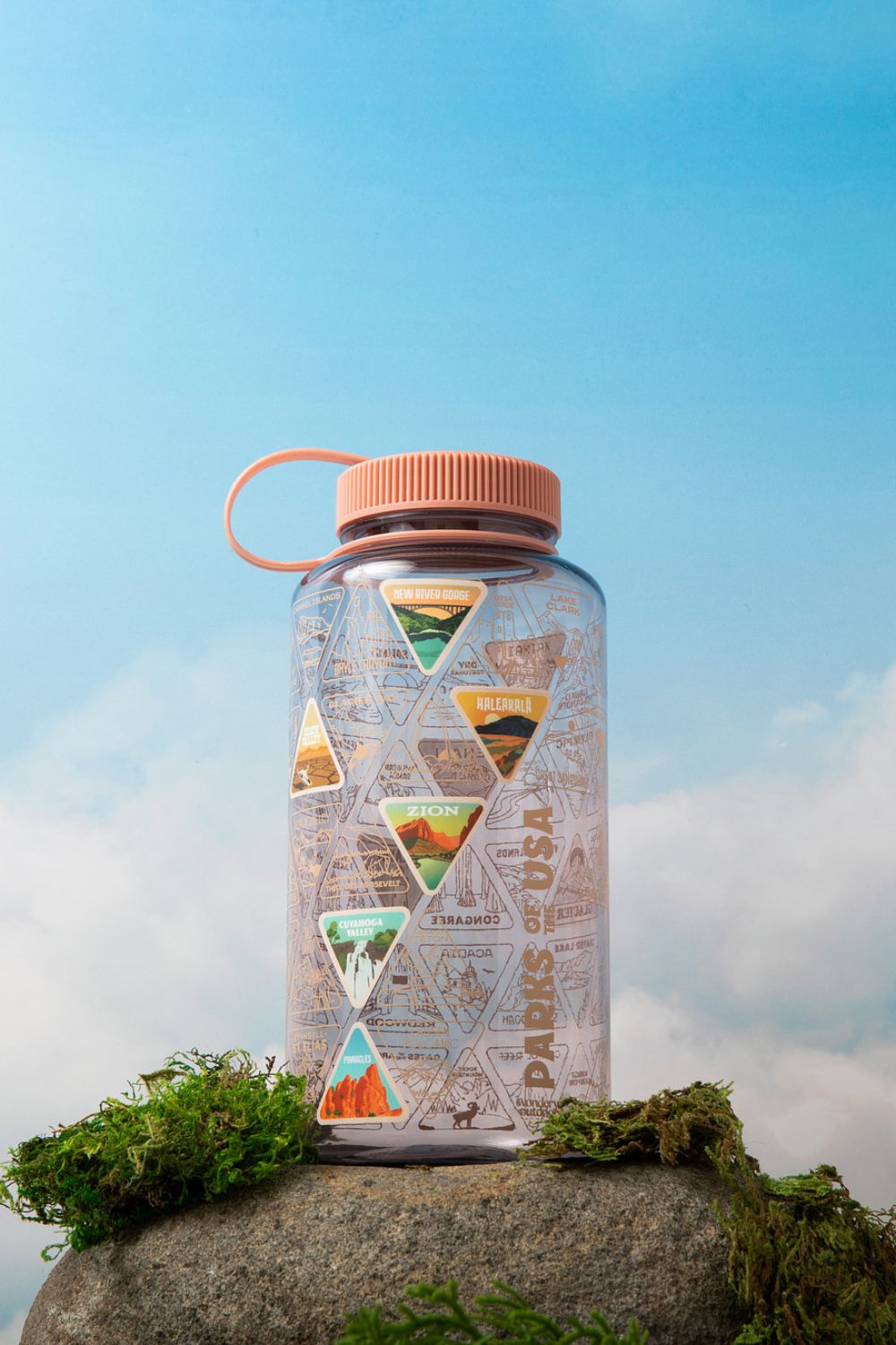 The Original Parks of the USA Wide Mouth Adventure Bucket List Bottle