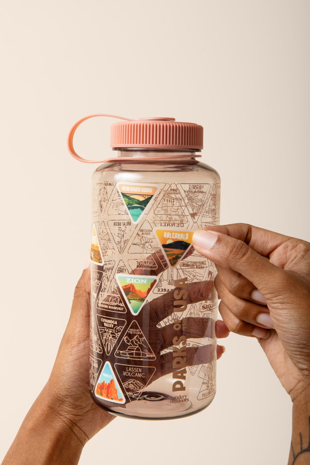 The Original Parks of the USA Wide Mouth Adventure Bucket List Bottle