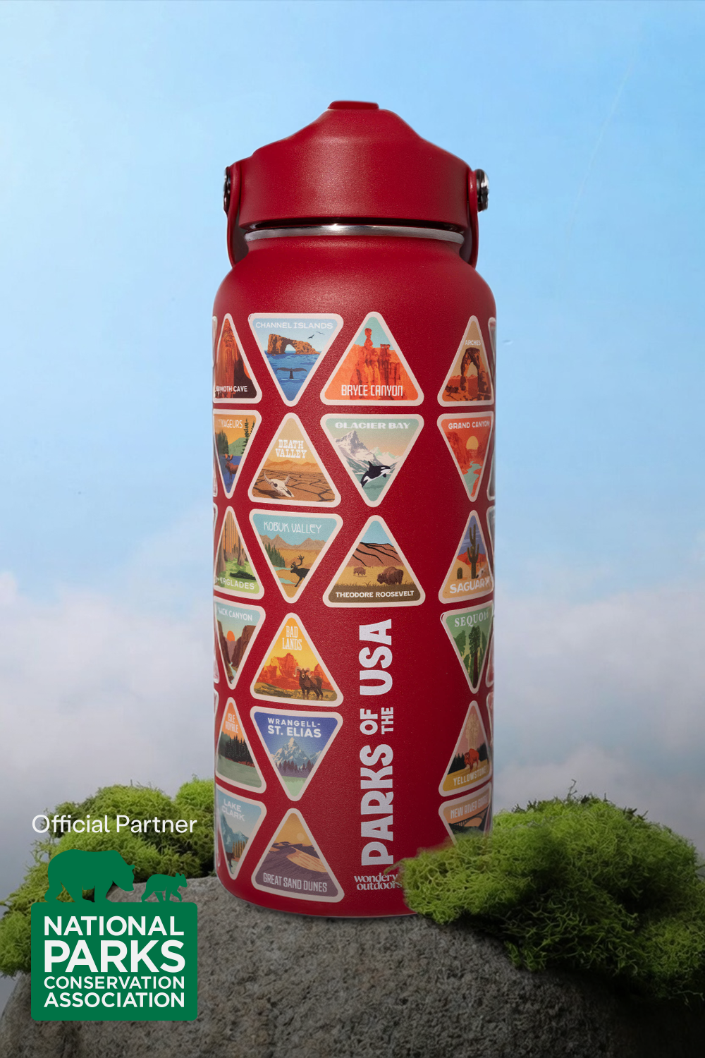 The Original Parks of the USA Bucket List Bottle | Canyon Clay