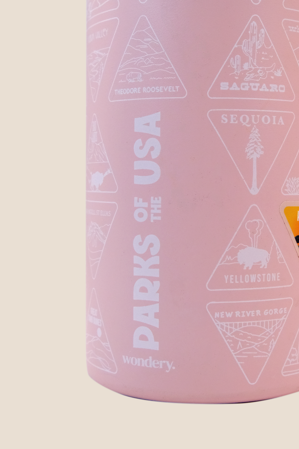 The Original Parks of the USA Bucket List Bottle™ | Dusty Pink
