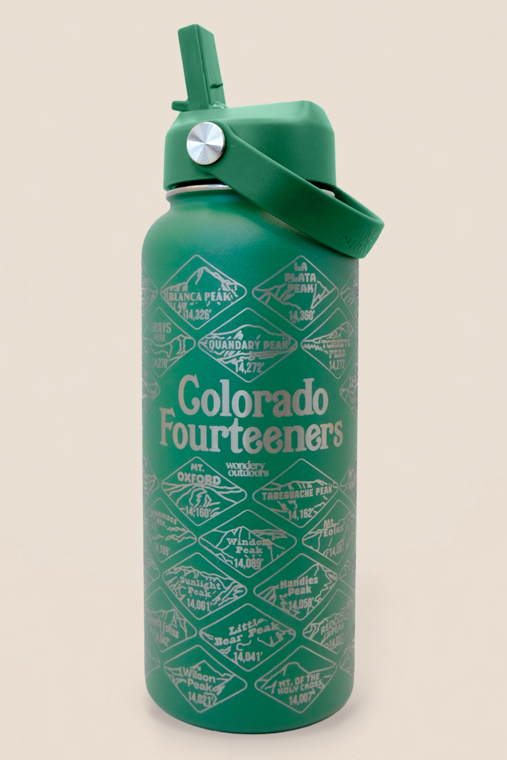Colorado Fourteeners Bucket List Bottle