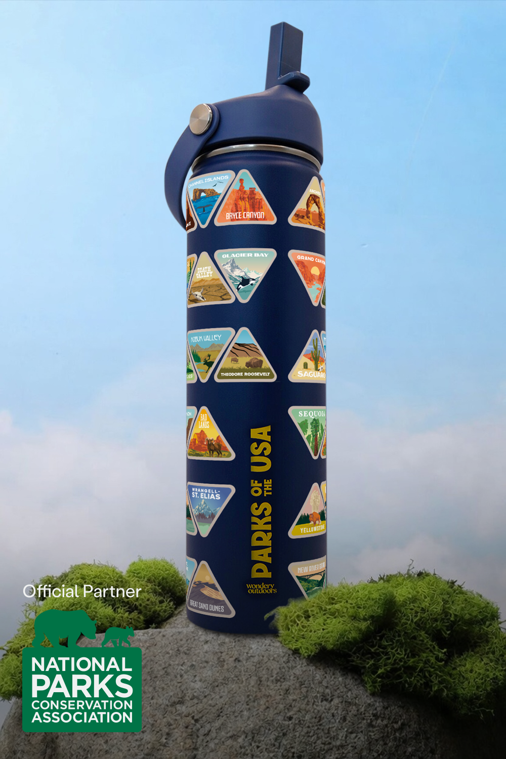 The Original Parks of the USA Bucket List Bottle | Ocean 24oz