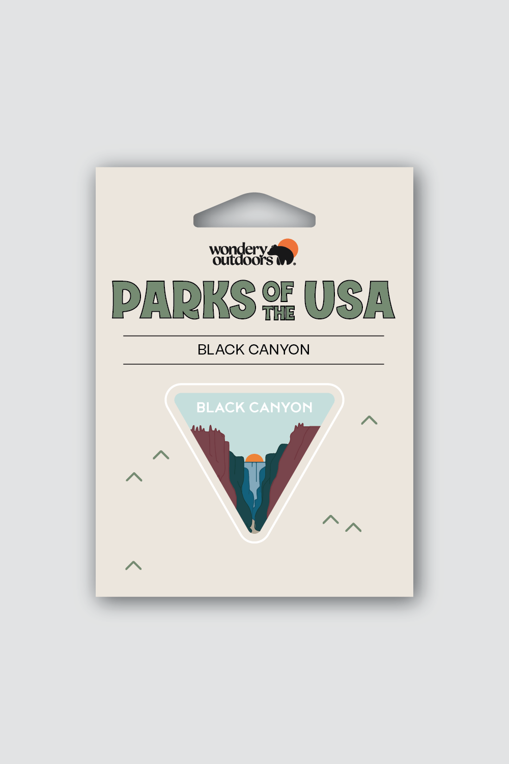 #national park_black canyon _USA National Parks souvenir sticker gift sets