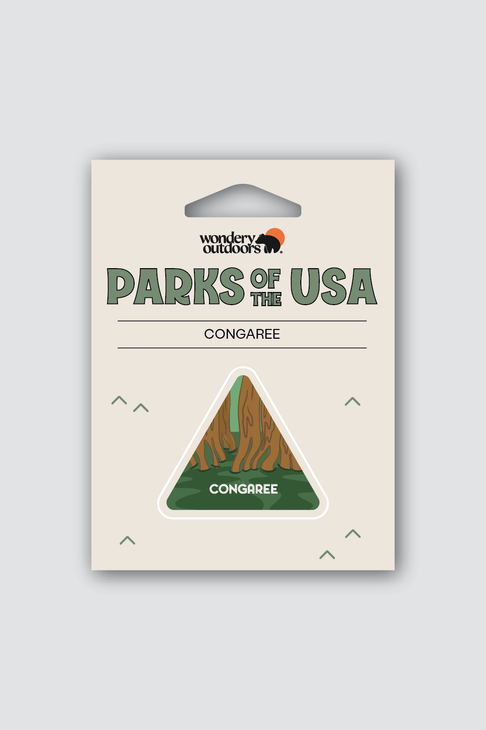 #national park_congaree _USA National Parks souvenir sticker gift sets