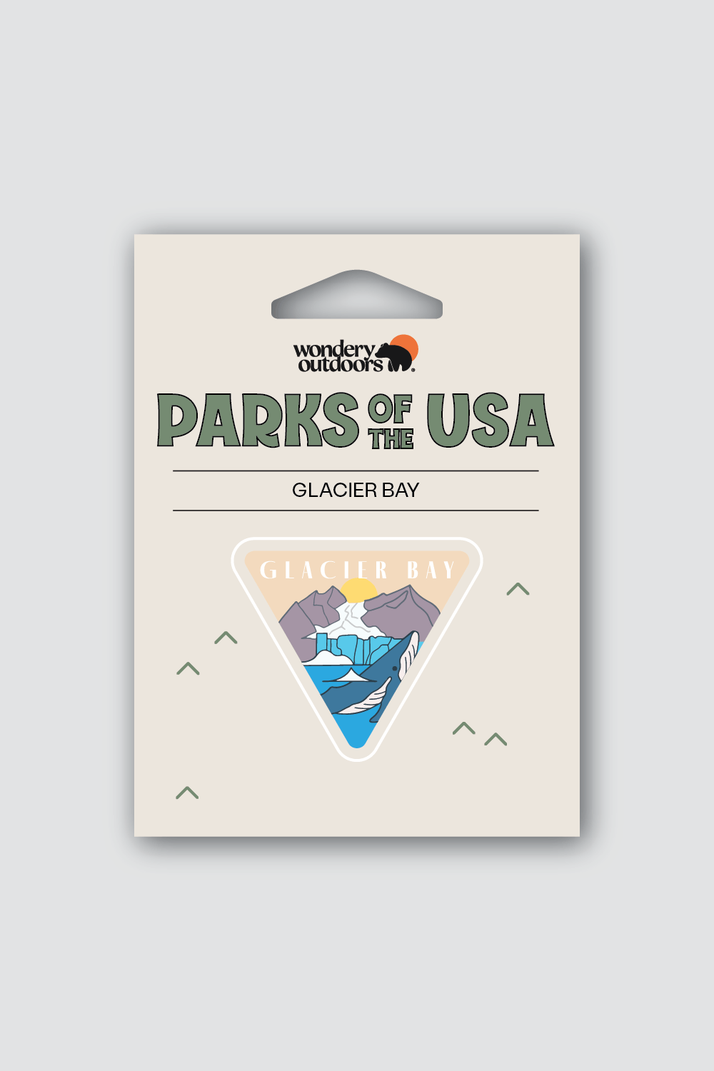 #national park_glacier bay _USA National Parks souvenir sticker gift sets