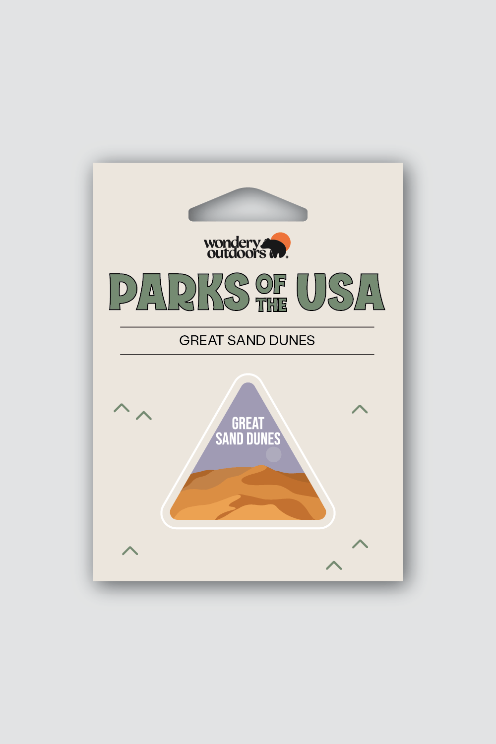 #national park_great sand dunes _USA National Parks souvenir sticker gift sets