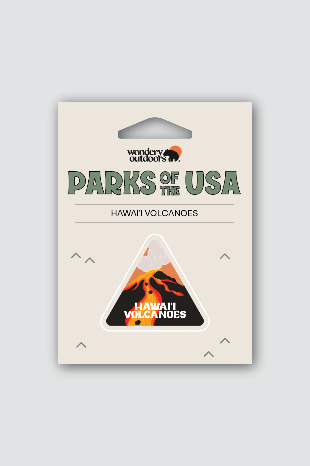 #national park_hawai'i volcanoes _USA National Parks souvenir sticker gift sets