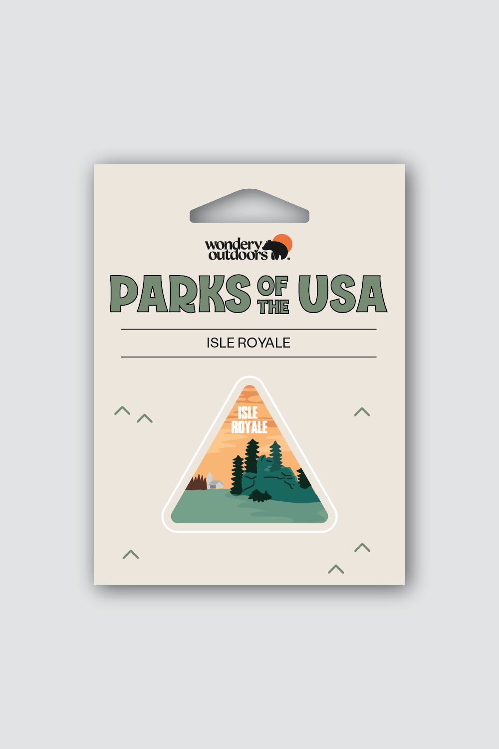 #national park_isle royale _USA National Parks souvenir sticker gift sets