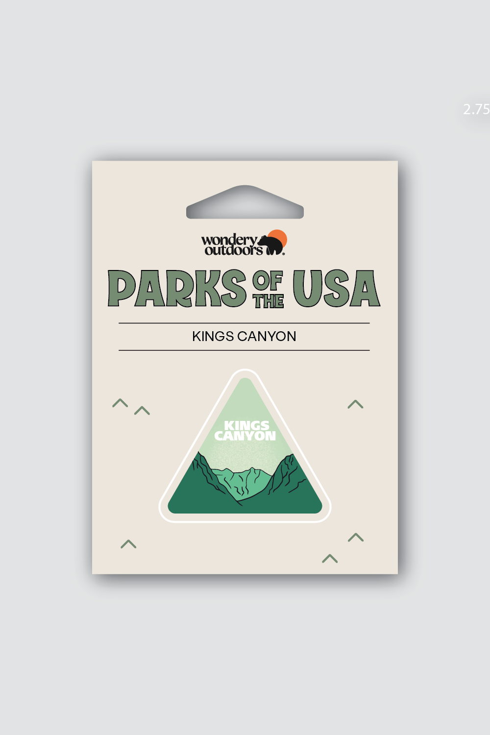 #national park_kings canyon _USA National Parks souvenir sticker gift sets