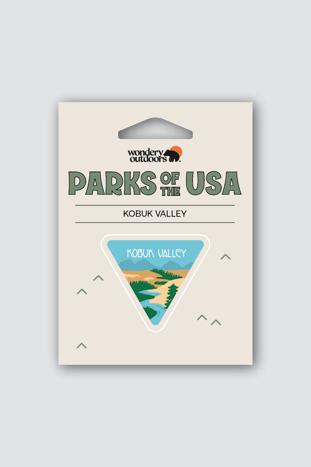 #national park_kobuk valley _USA National Parks souvenir sticker gift sets