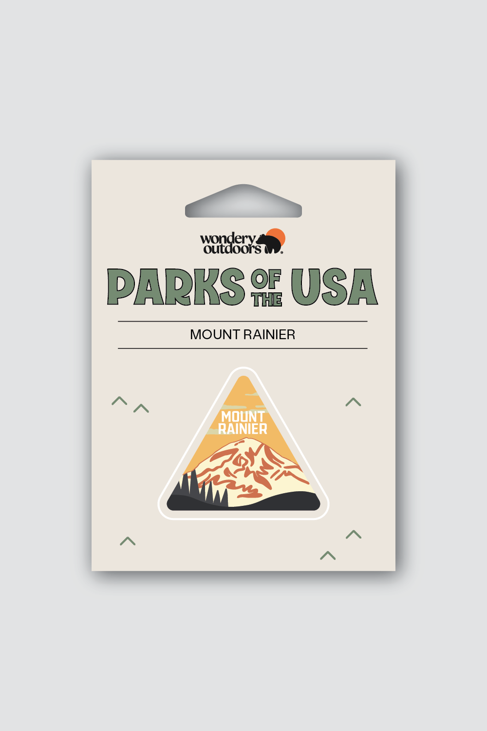 #national park_mount rainier _USA National Parks souvenir sticker gift sets