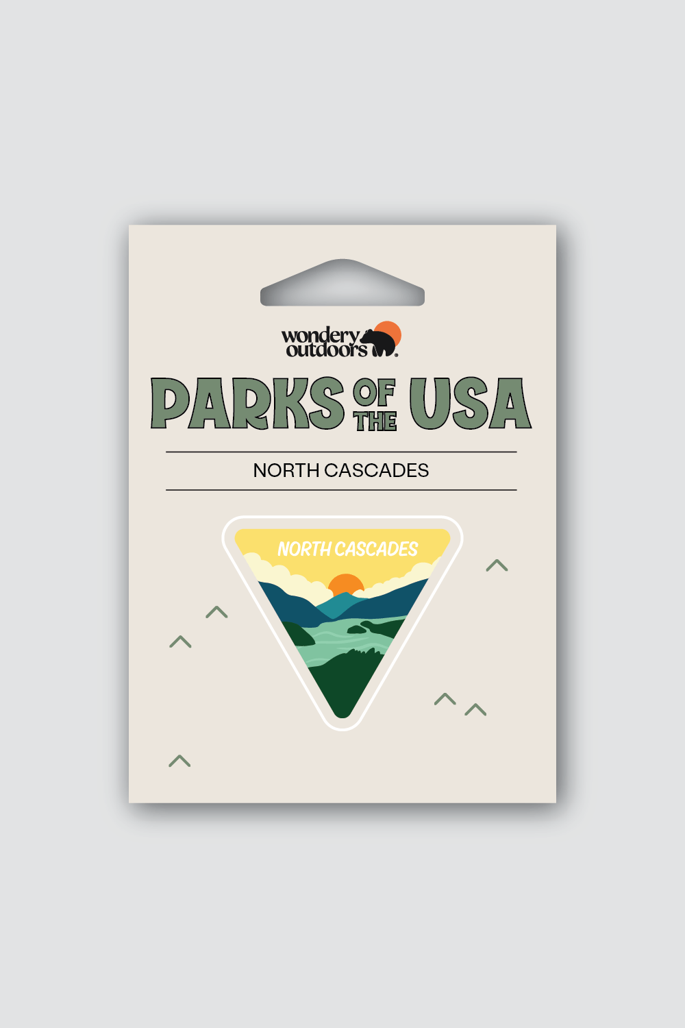 #national park_north cascades _USA National Parks souvenir sticker gift sets