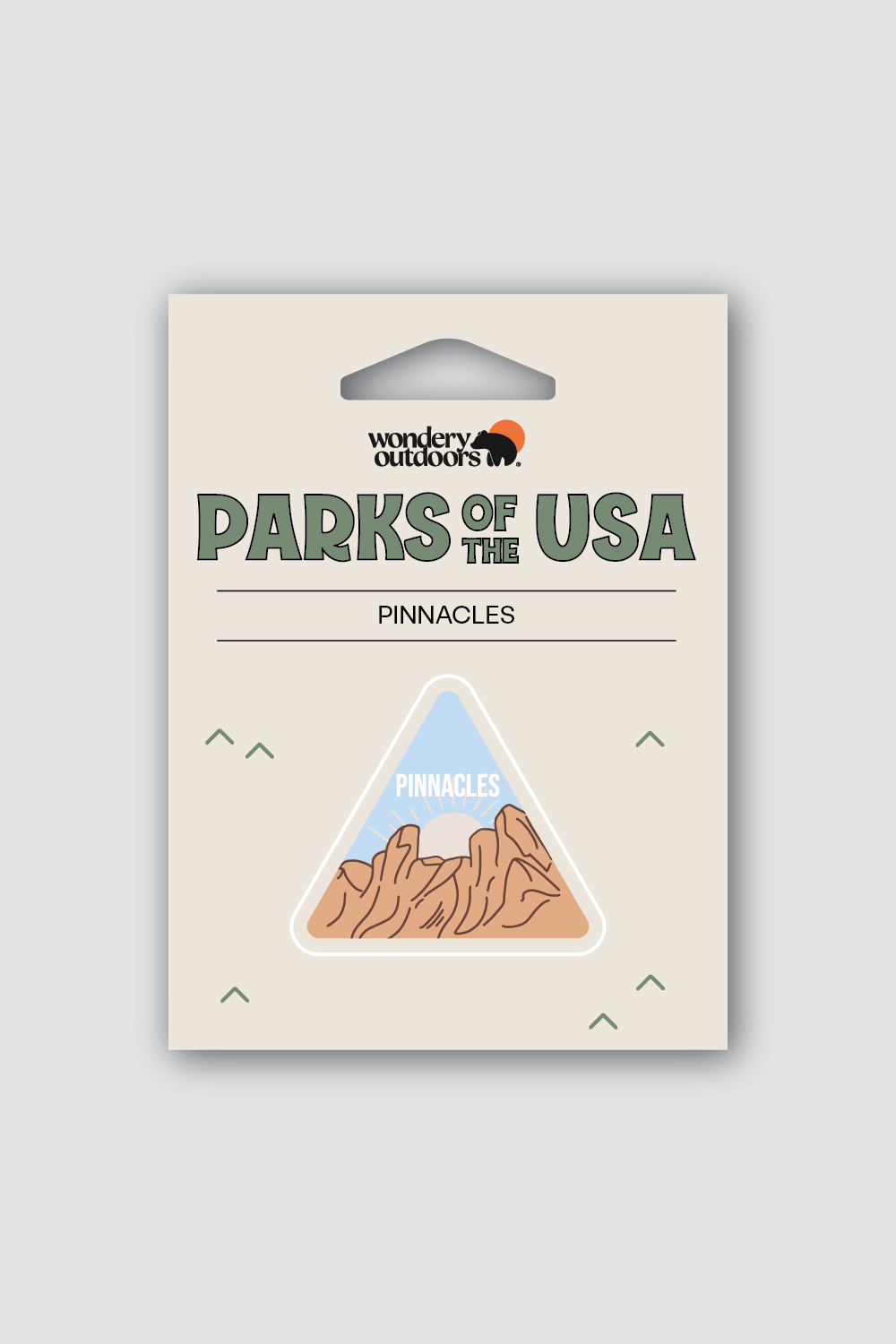 #national park_pinnacles _USA National Parks souvenir sticker gift sets