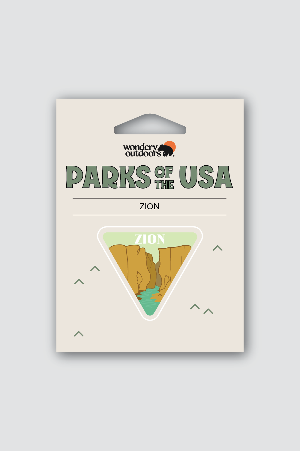 #national park_zion _USA National Parks souvenir sticker gift sets