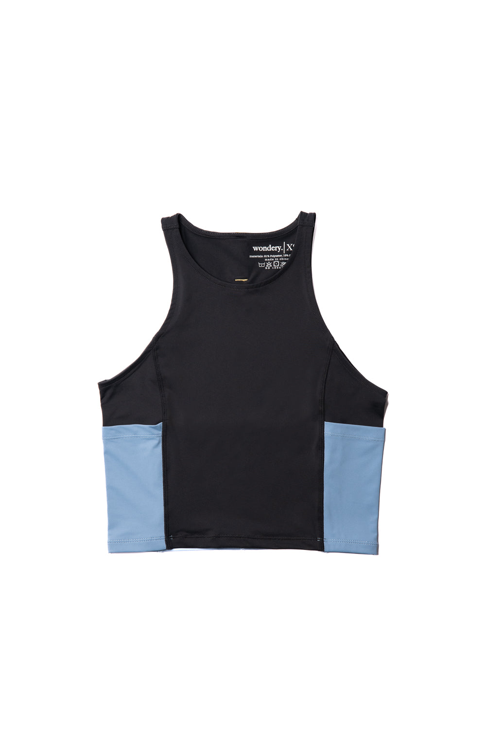 women's tank top utility phone pockets #color_black