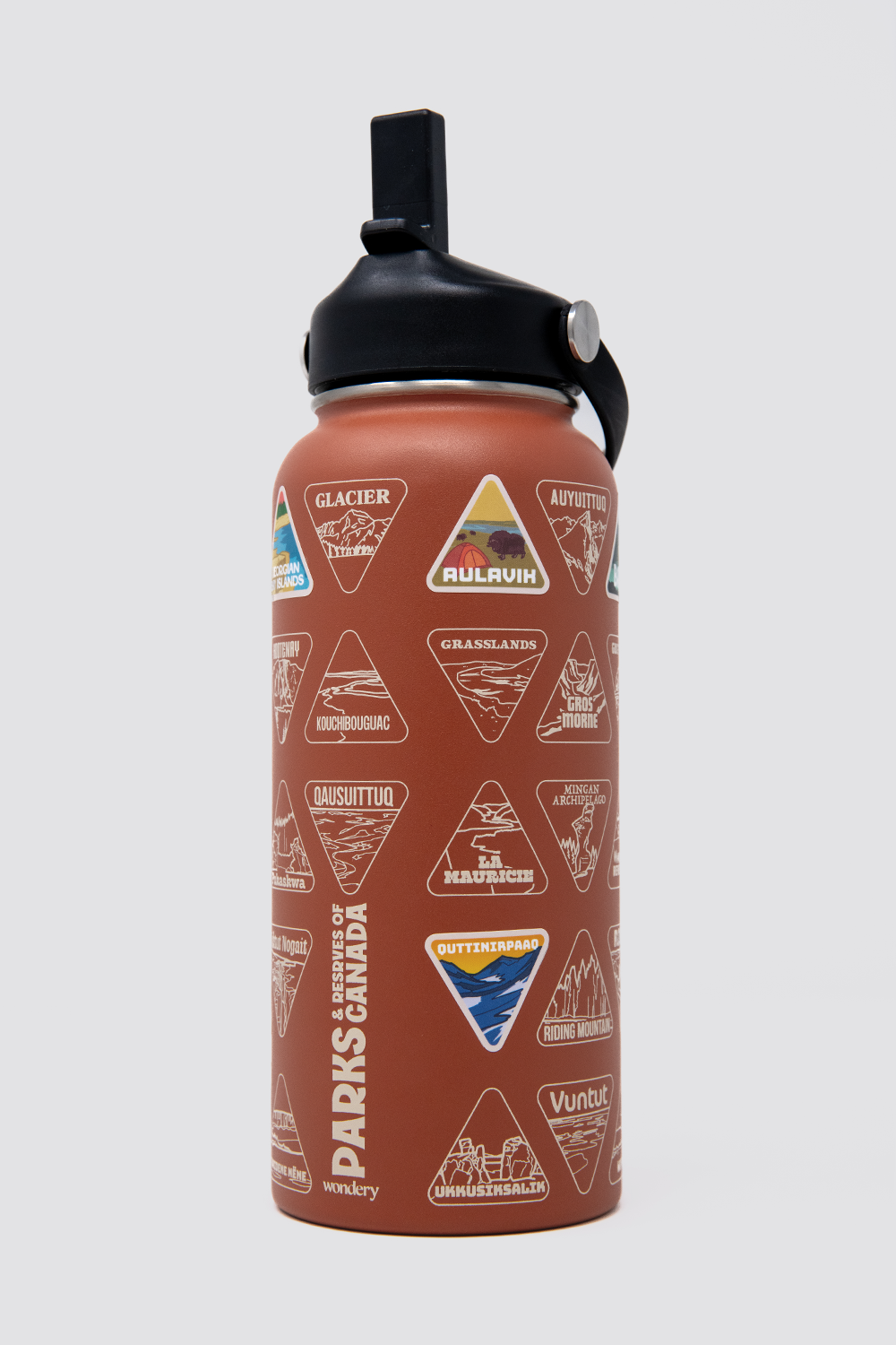 Parks and Reserves of Canada Bucket List Water Bottle