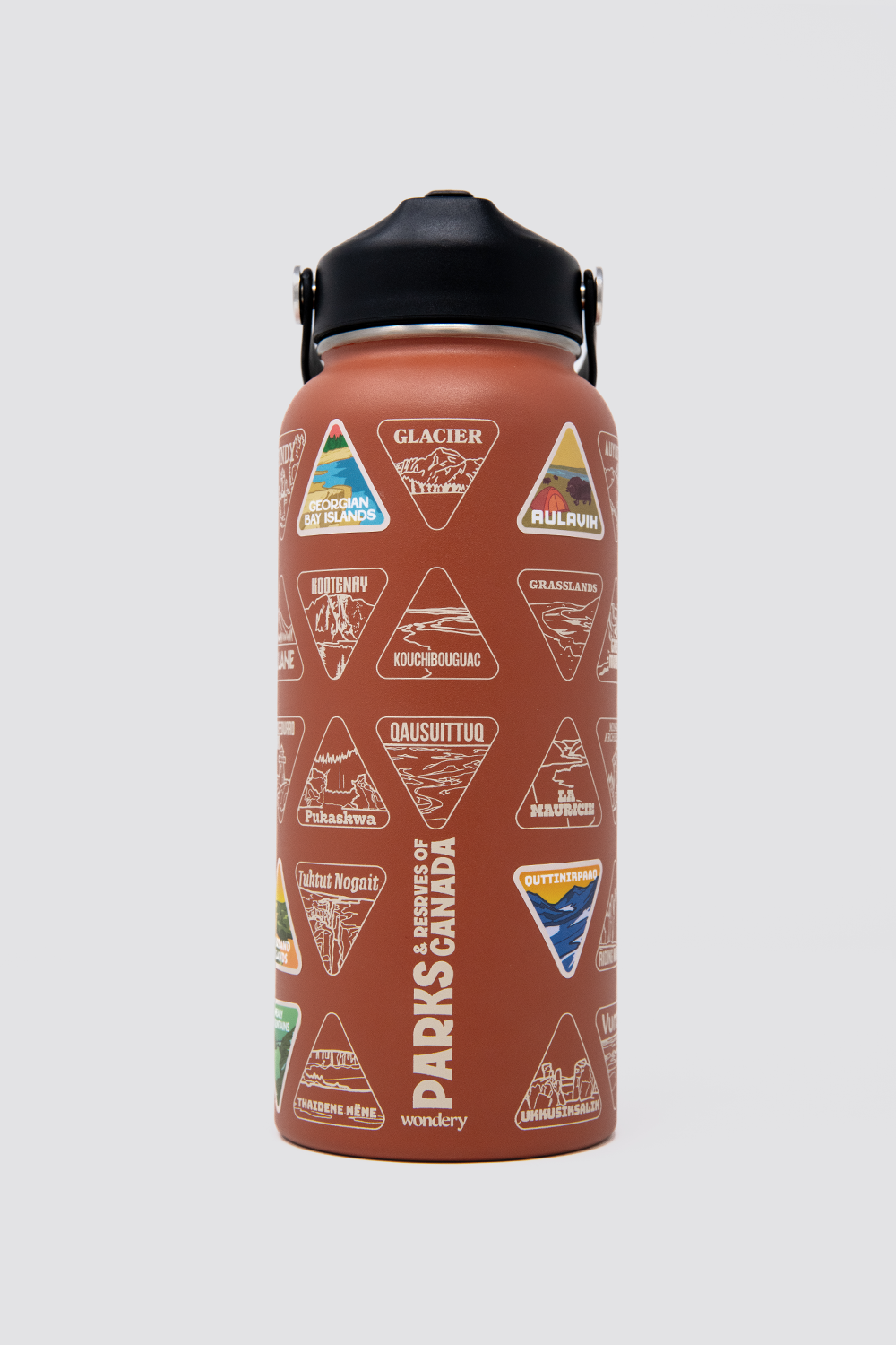 Parks and Reserves of Canada Bucket List Water Bottle