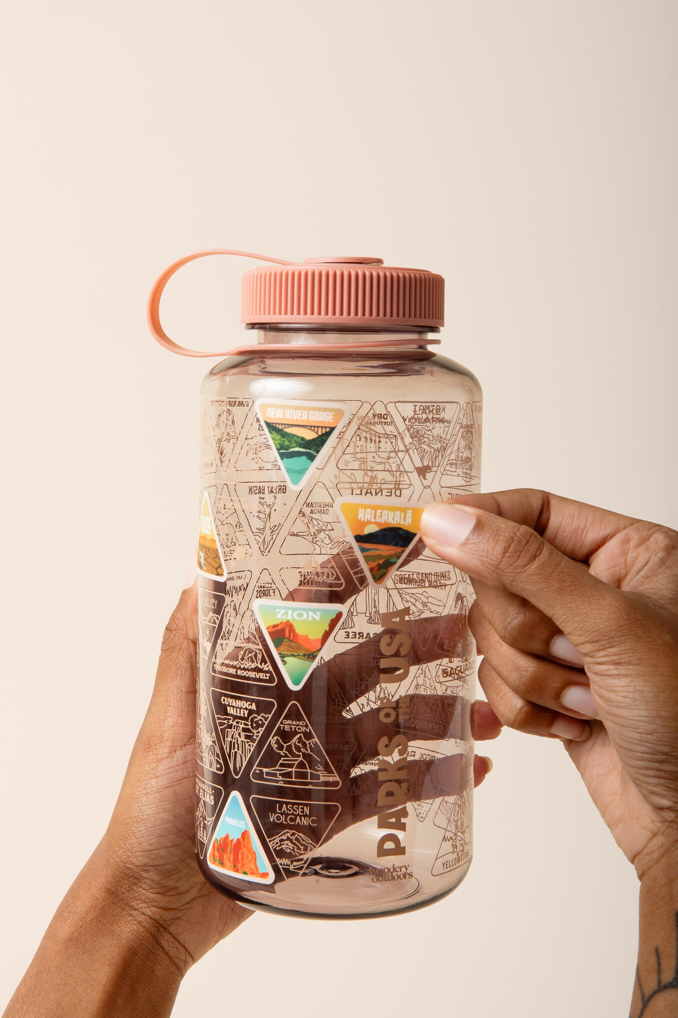 The Original Parks of the USA Adventure Bucket List Bottle™ | Mauve