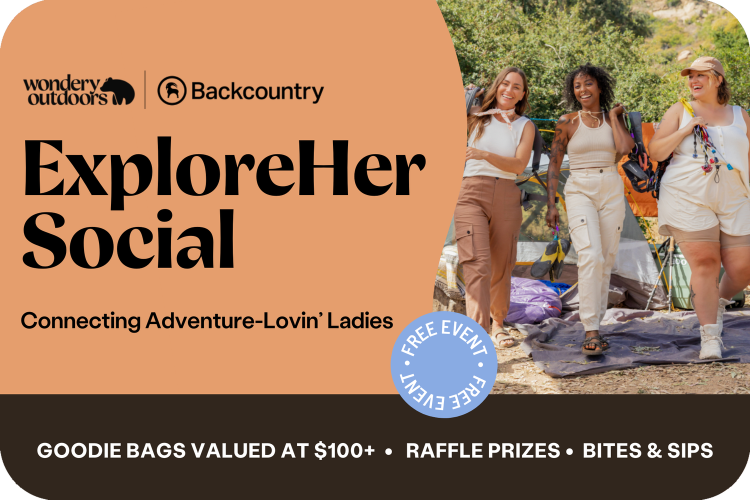 ExploreHer Social Wondery and Backcountry Mixer