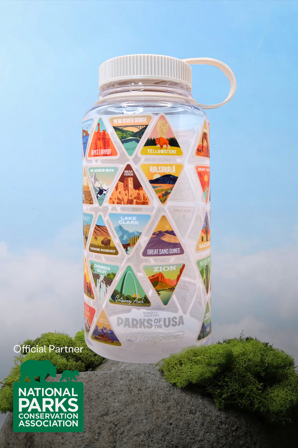 The Original Parks of the USA x Nalgene Bucket List Bottle