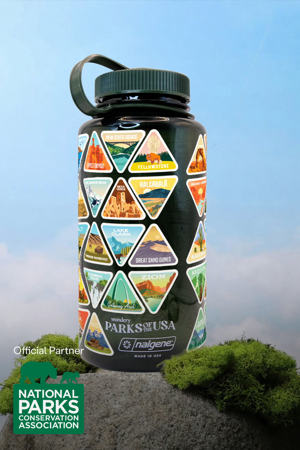 The Original Parks of the USA x Nalgene Bucket List Bottle