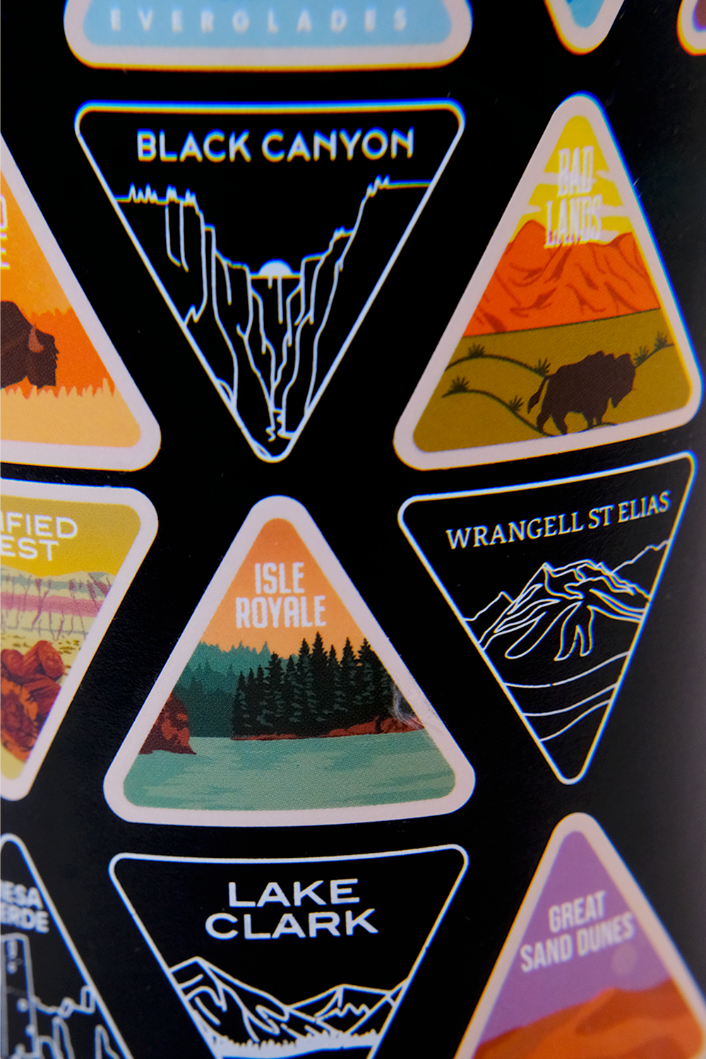 The Original Parks of the USA Bucket List Bottle | Black