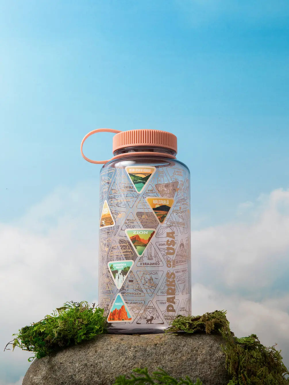 The Original Parks of the USA Adventure Bucket List Bottle™ | Mauve