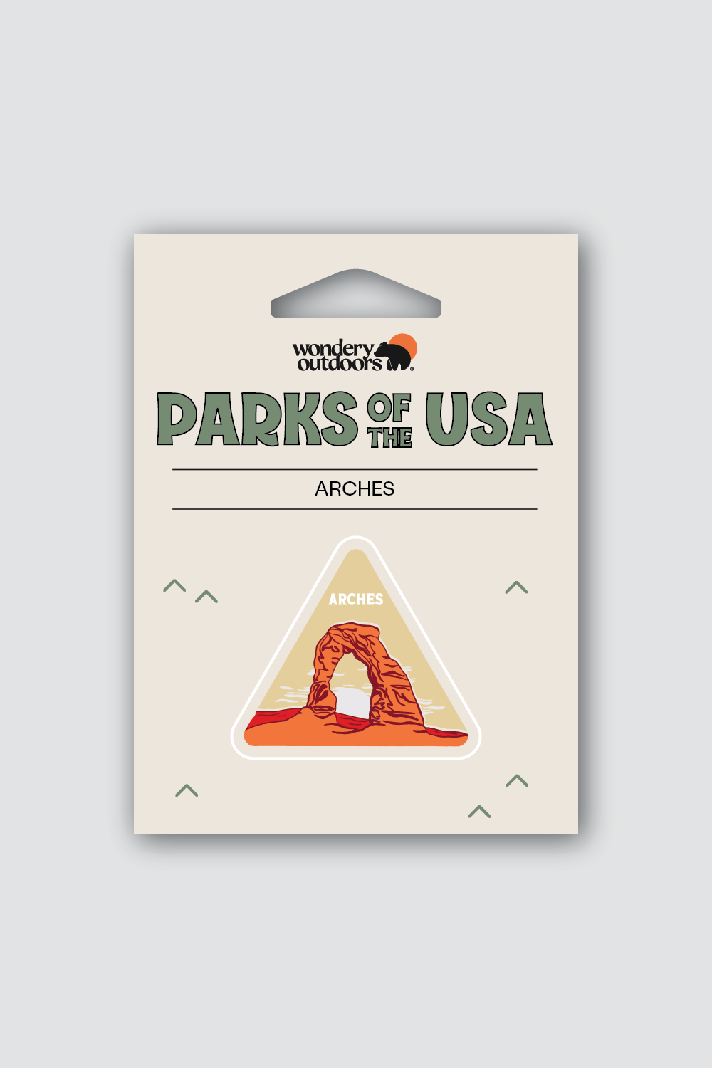 #national park_arches _USA National Parks souvenir sticker gift sets