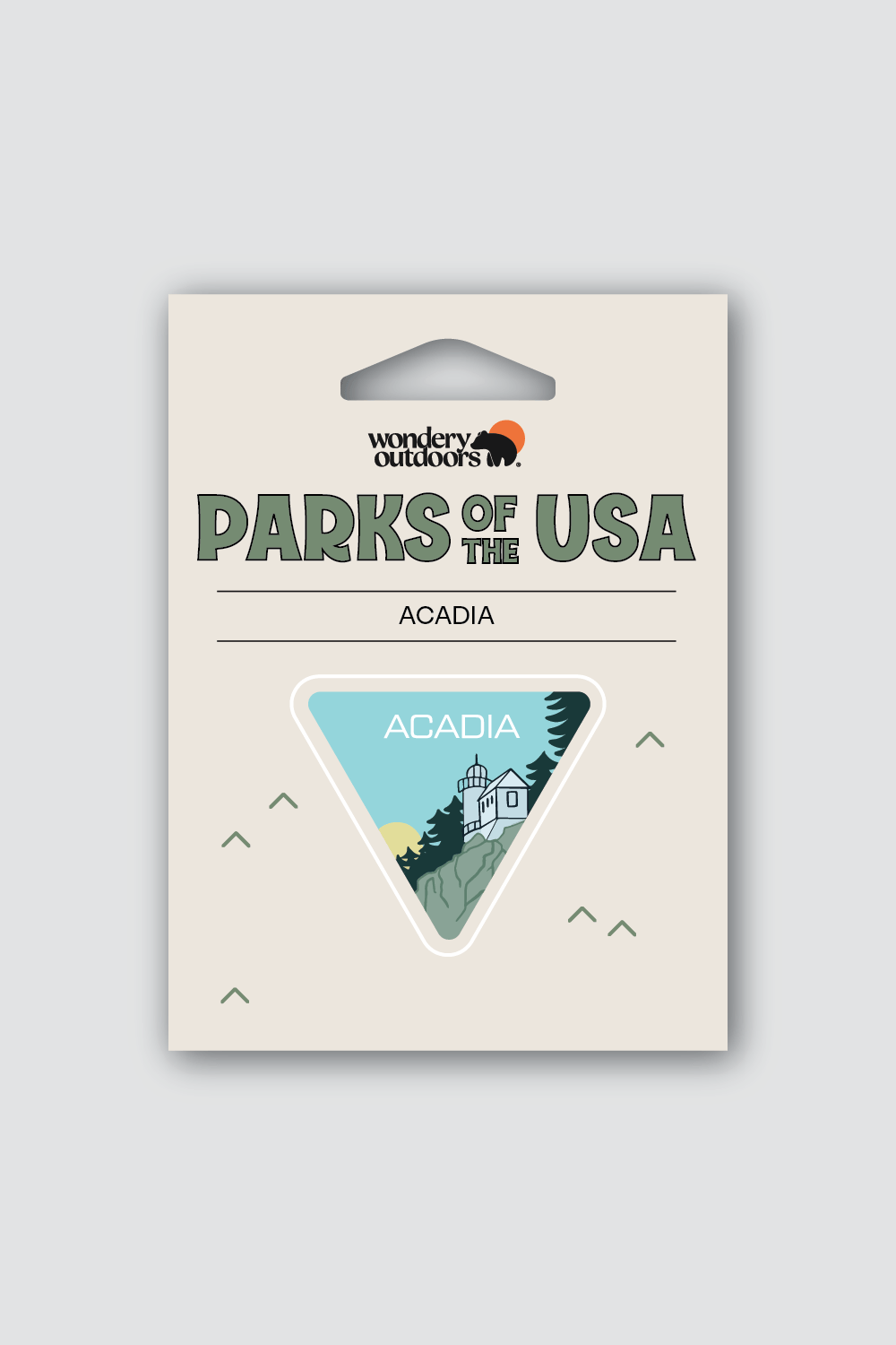 #national park_acadia _USA National Parks souvenir sticker gift sets