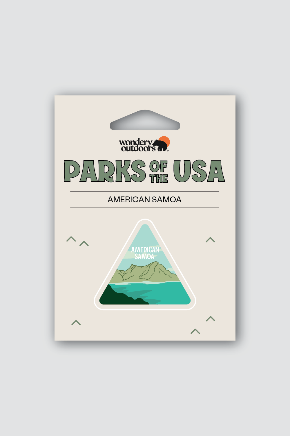 #national park_american samoa _USA National Parks souvenir sticker gift sets