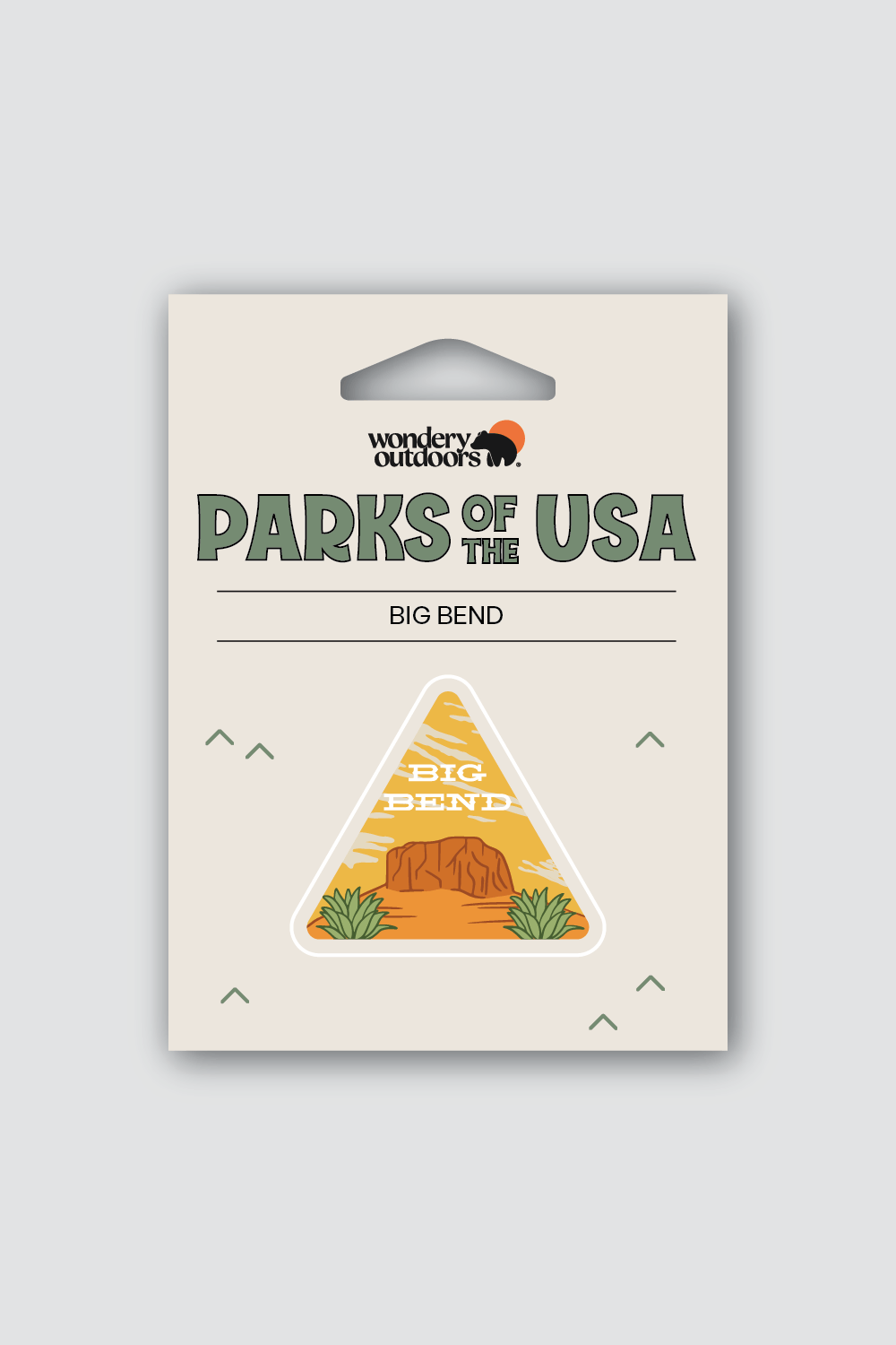 #national park_big bend _USA National Parks souvenir sticker gift sets