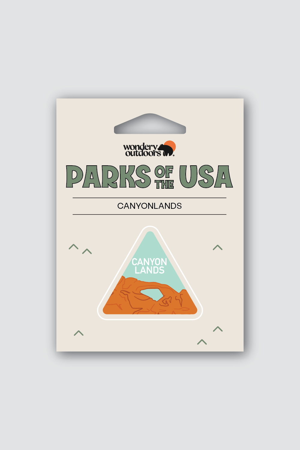 #national park_canyonlands _USA National Parks souvenir sticker gift sets