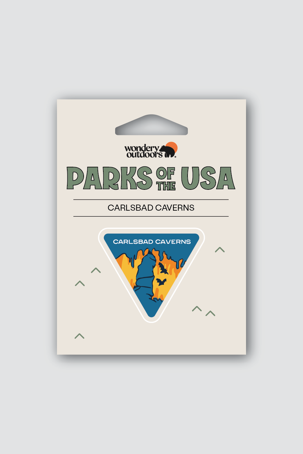 #national park_carlsbad caverns _USA National Parks souvenir sticker gift sets