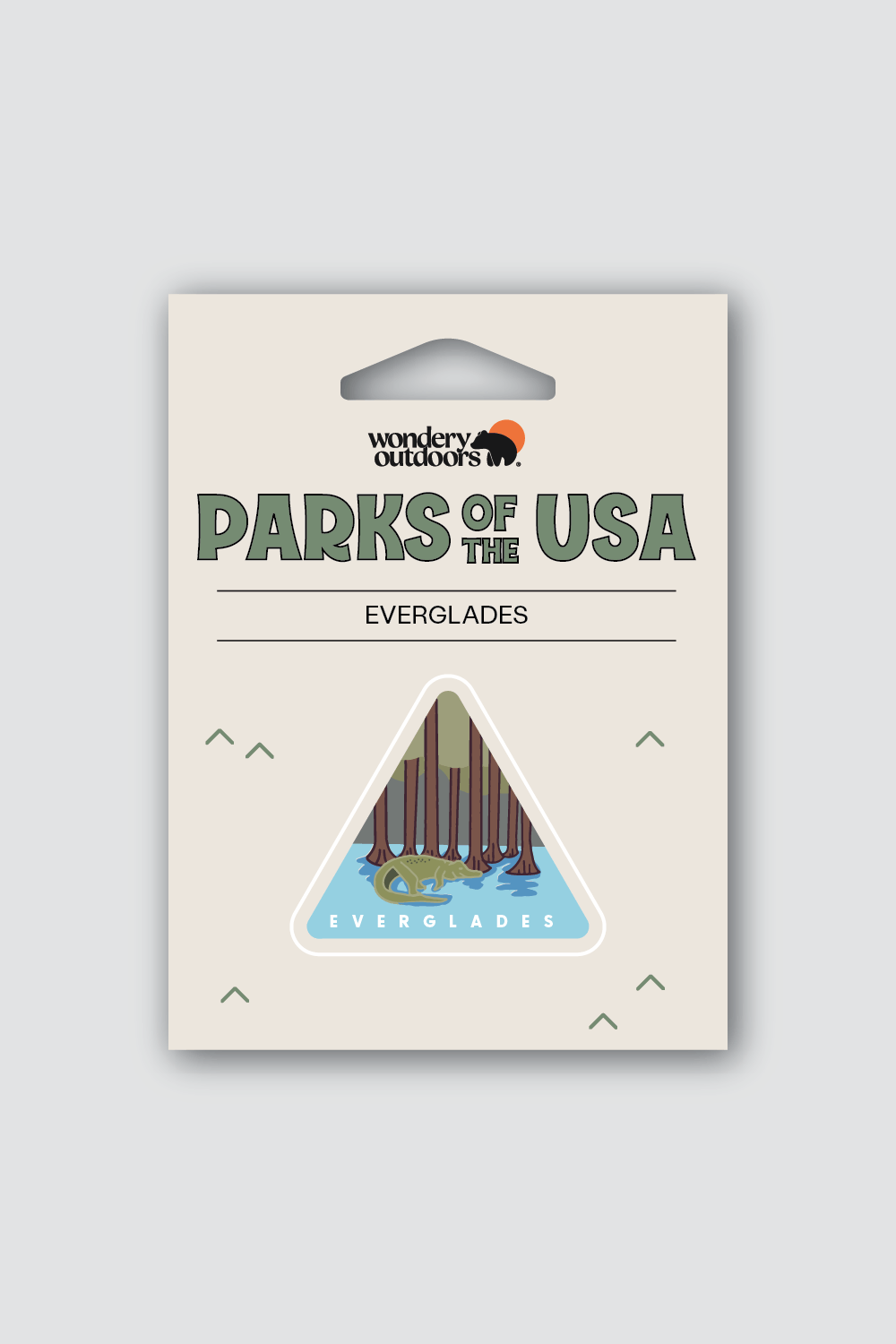 #national park_everglades _USA National Parks souvenir sticker gift sets