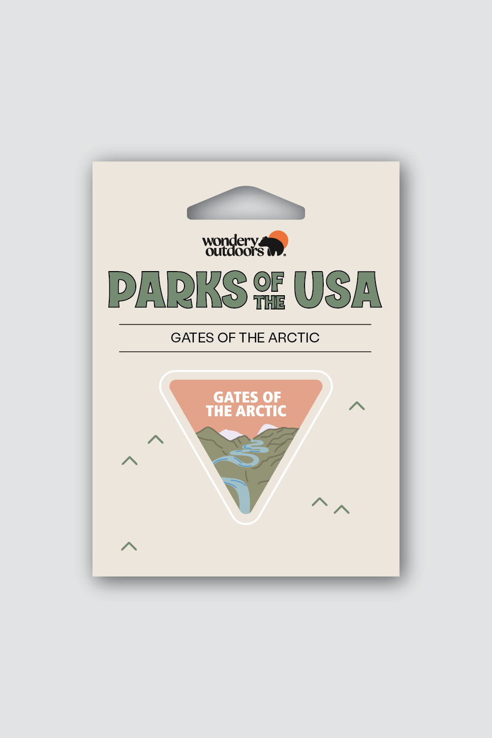#national park_gates of the arctic _USA National Parks souvenir sticker gift sets