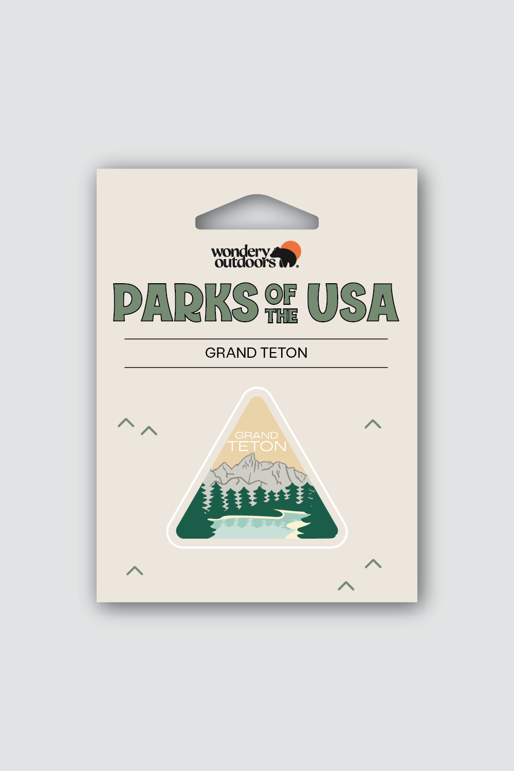 #national park_grand teton _USA National Parks souvenir sticker gift sets