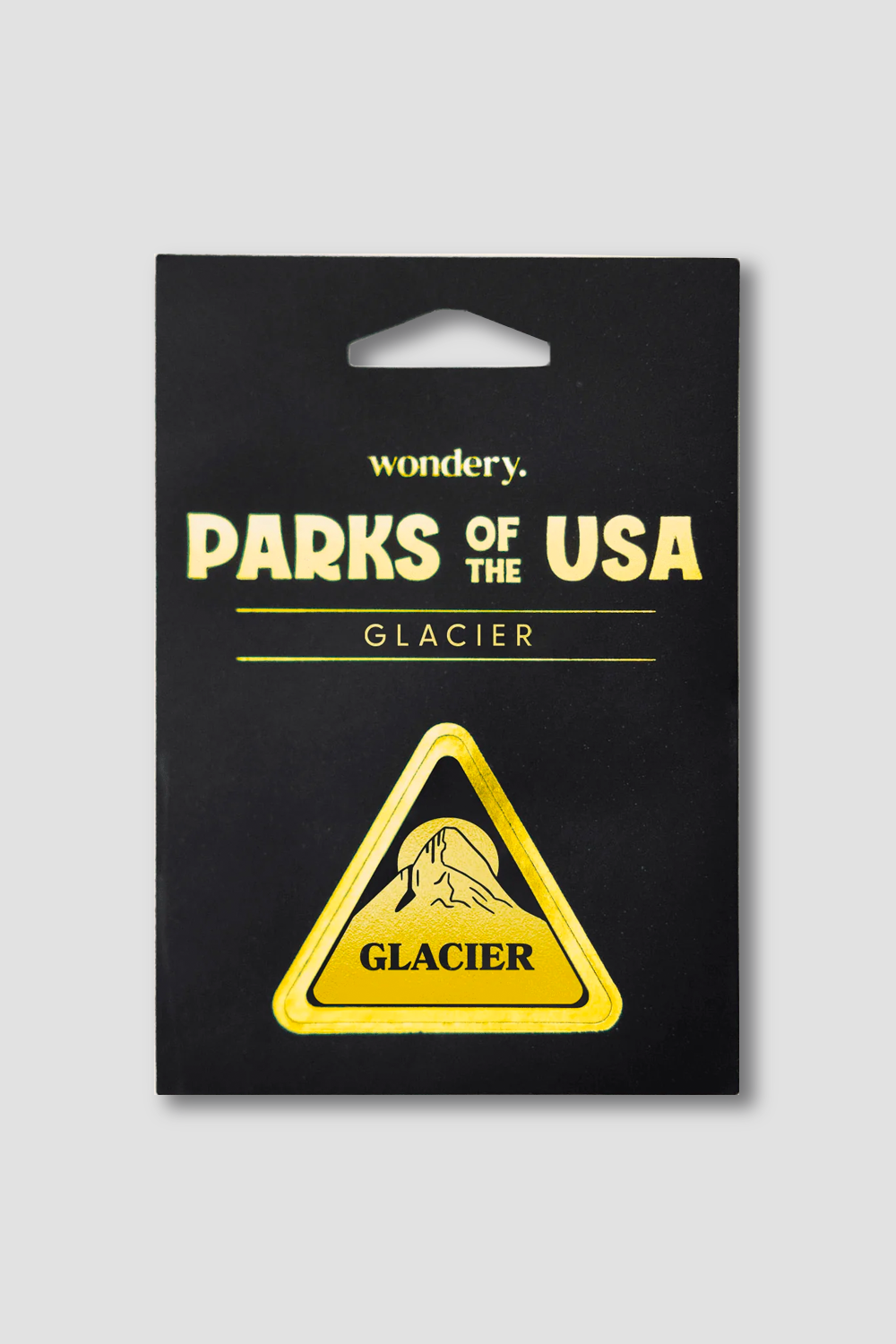 #national park_glacier _USA National Park souvenir stickers