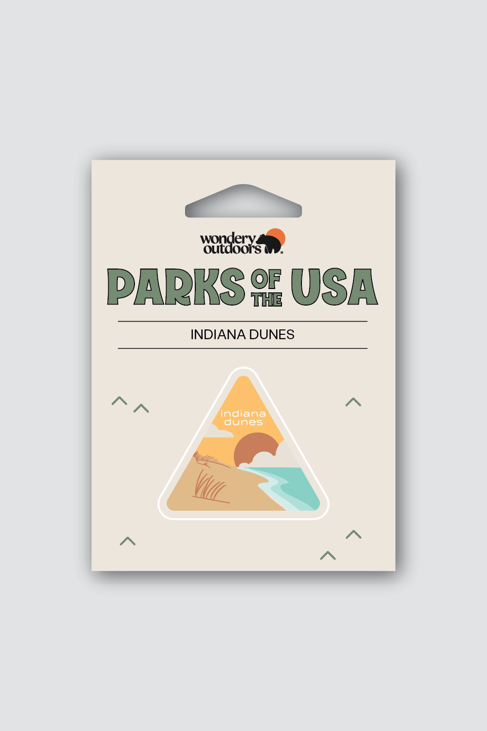 #national park_indiana dunes _USA National Parks souvenir sticker gift sets
