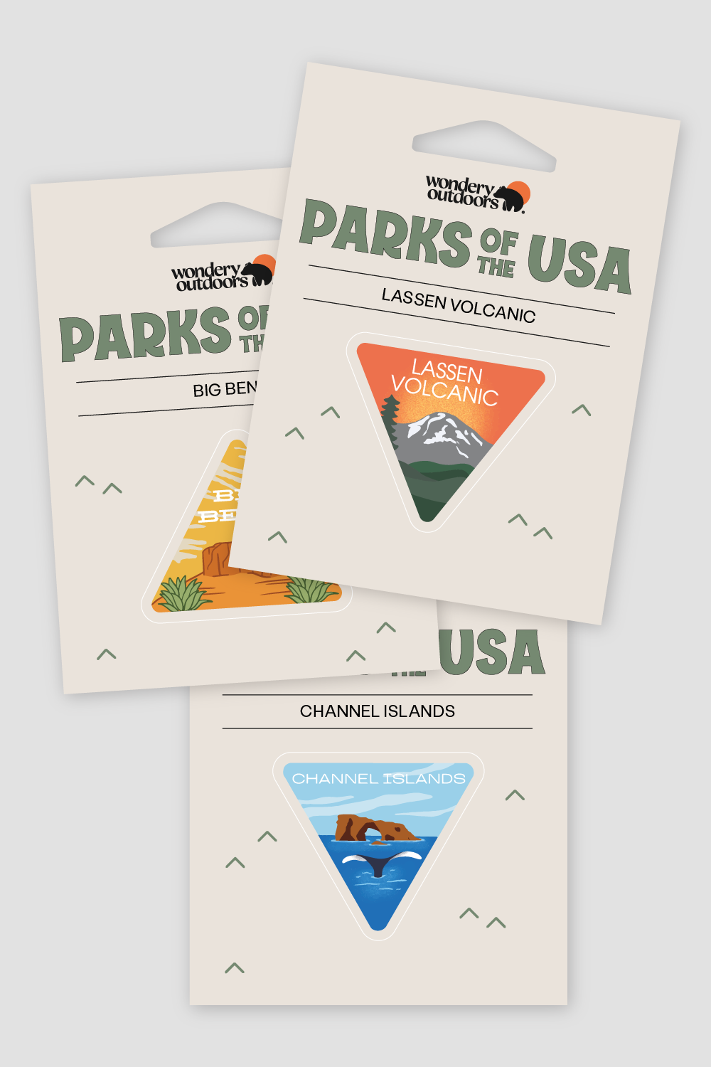 Parks of The USA Sticker Sheets | Wondery