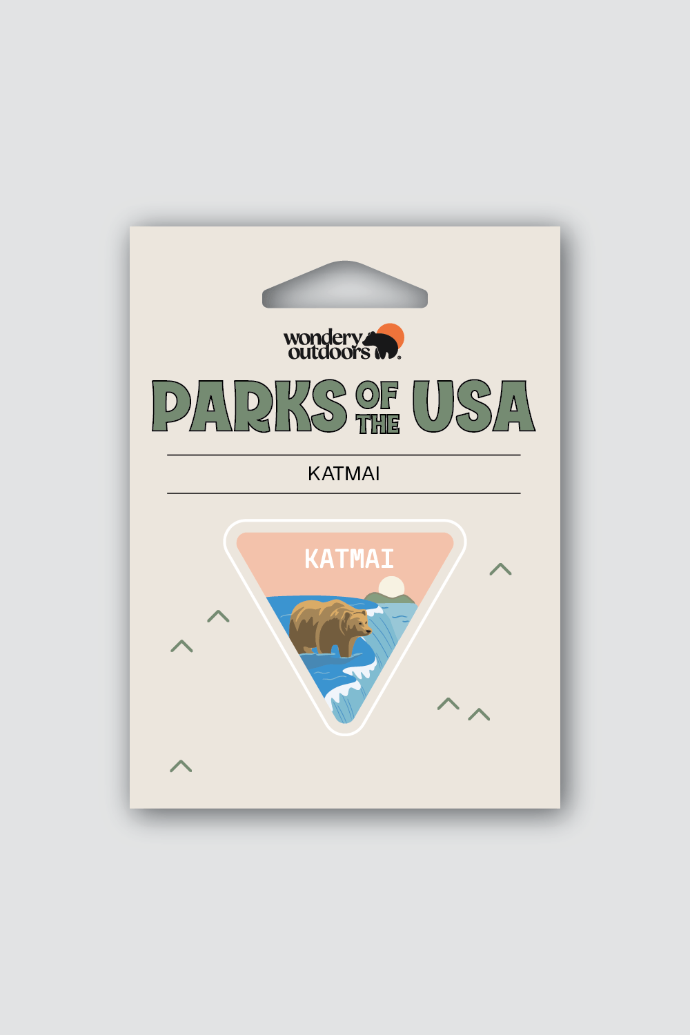 #national park_katmai _USA National Parks souvenir sticker gift sets