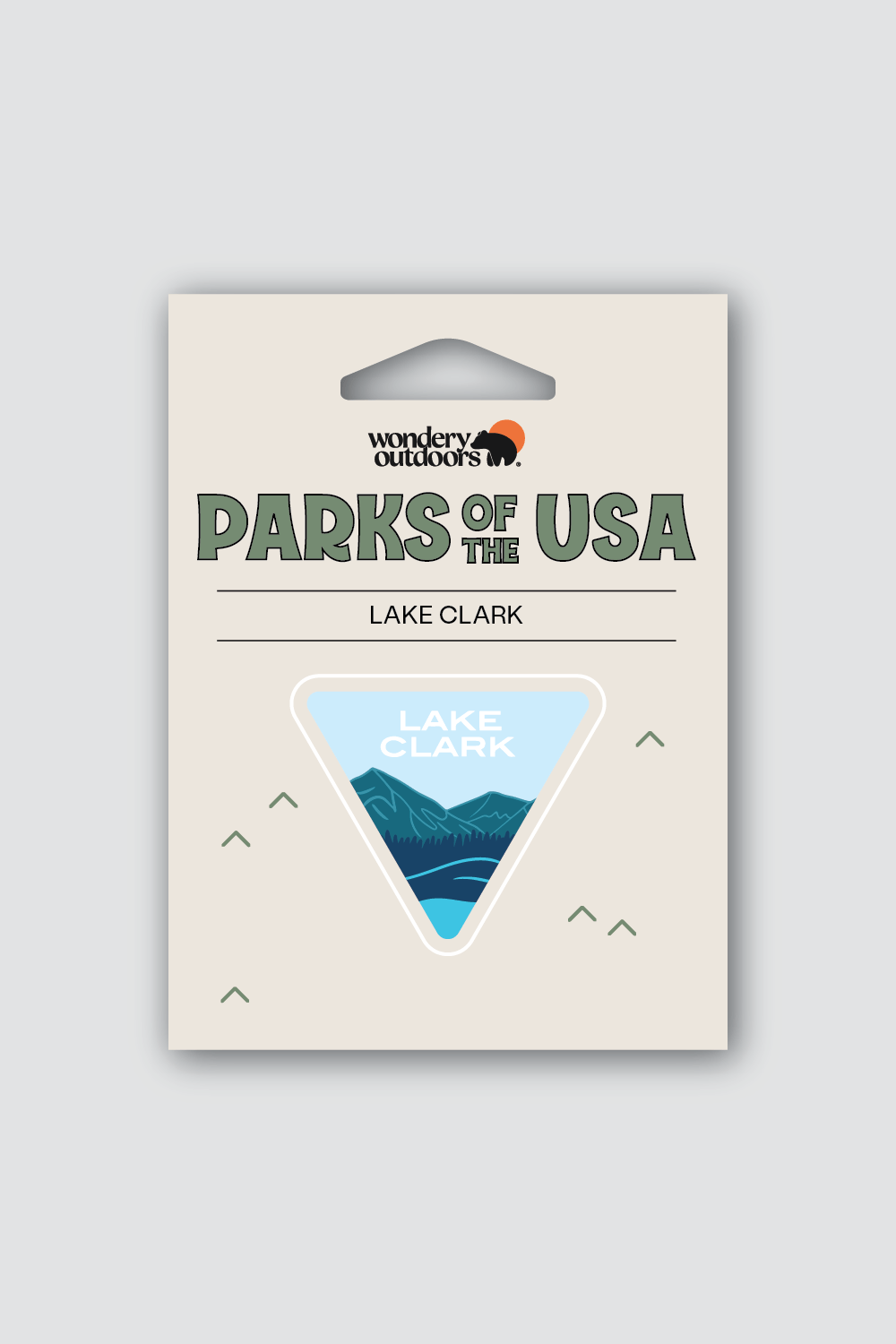 #national park_lake clark _USA National Parks souvenir sticker gift sets