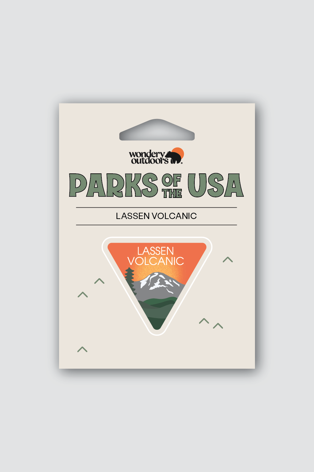#national park_lassen volcanic _USA National Parks souvenir sticker gift sets