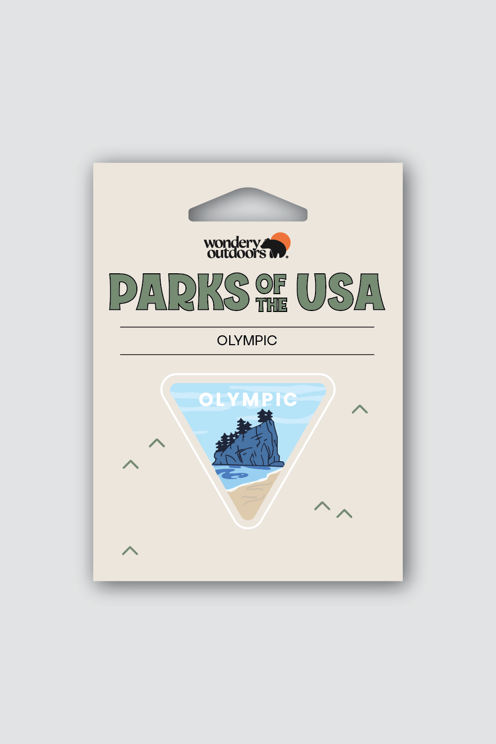 #national park_olympic _USA National Parks souvenir sticker gift sets