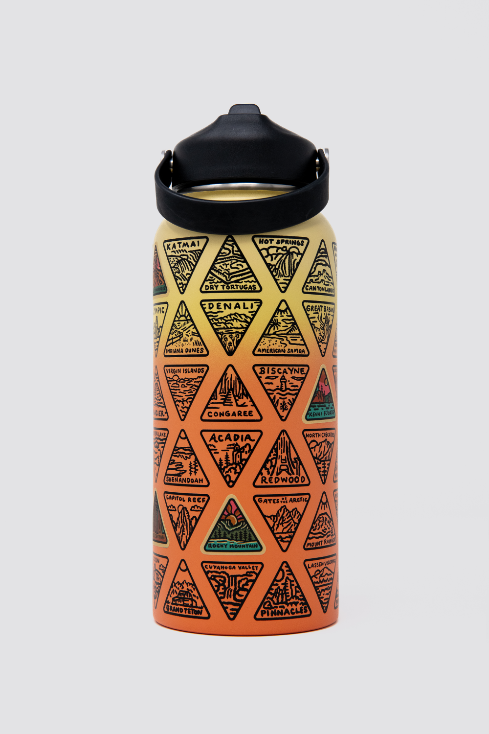 USA National Parks souvenir travel water bottle