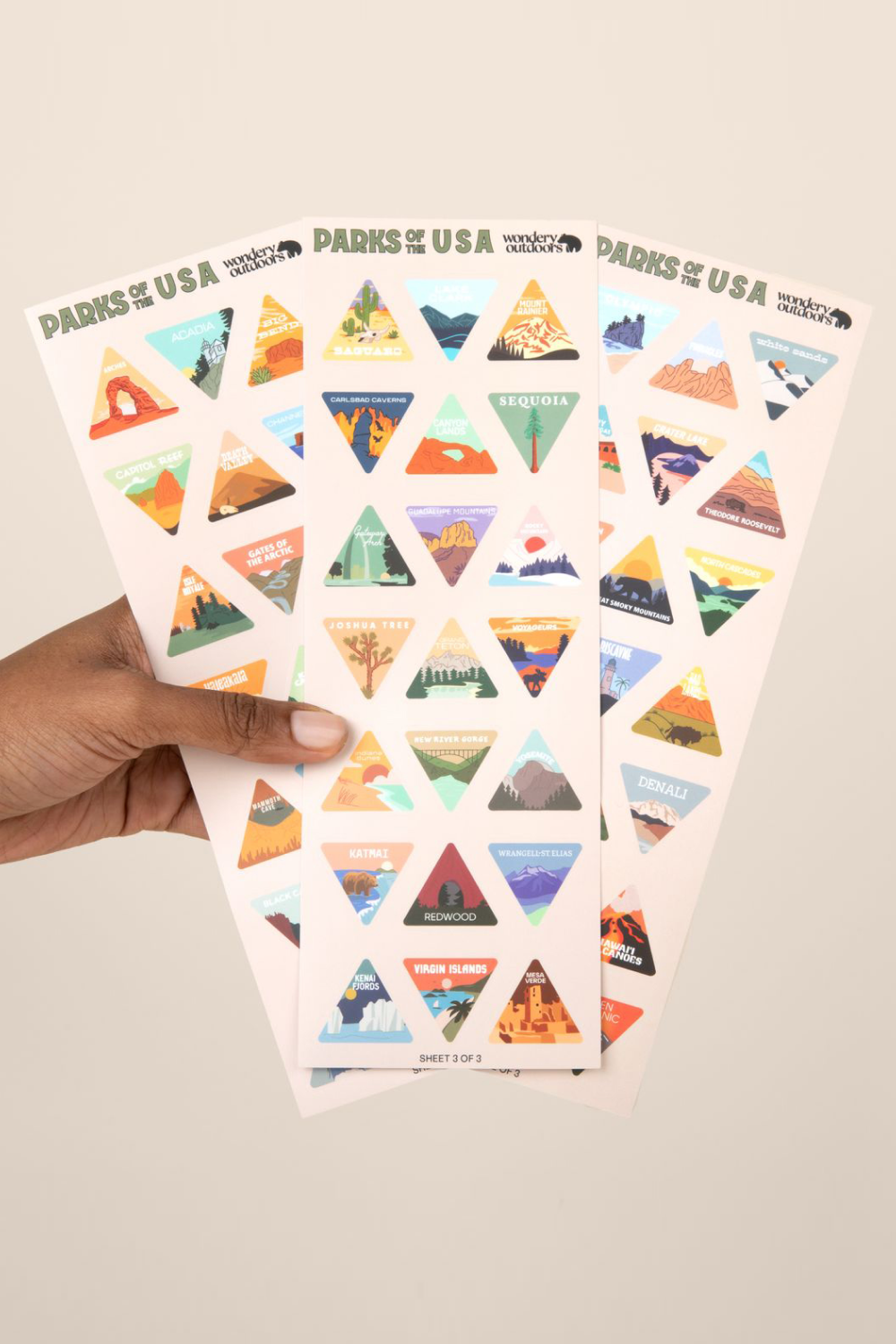 The Original Parks of the USA Bucket List Bottle | White