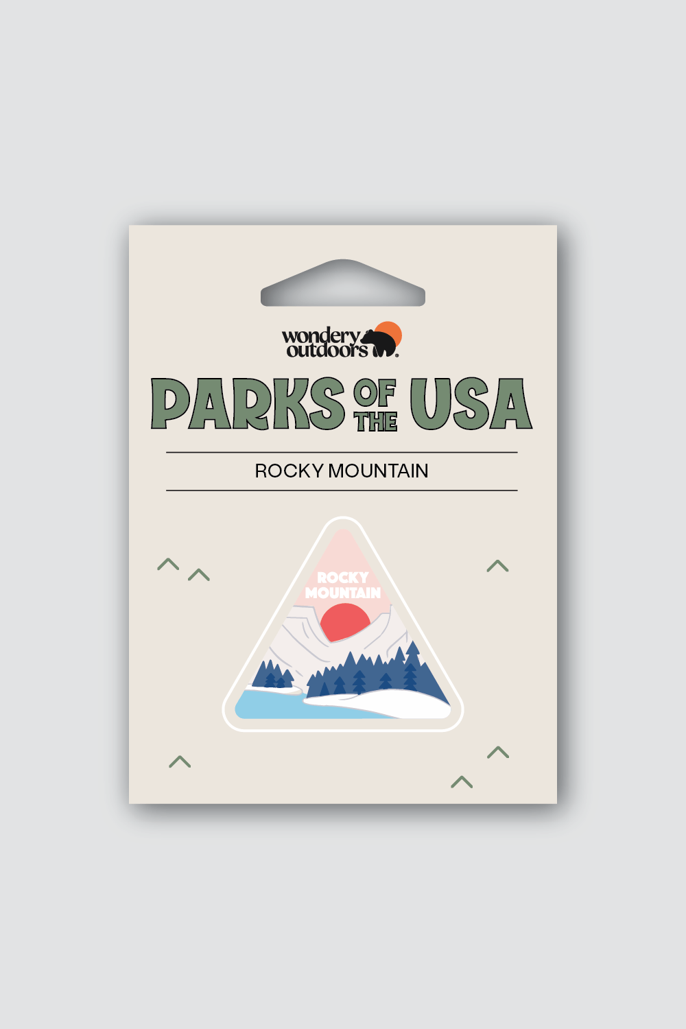 #national park_rocky mountain _USA National Parks souvenir sticker gift sets