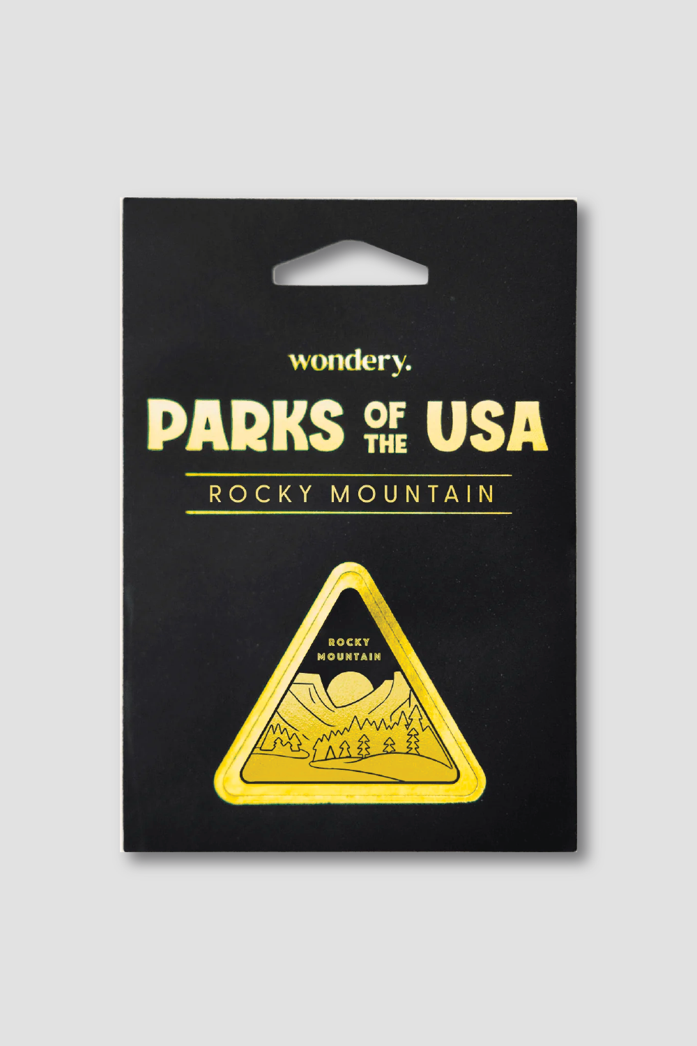 #national park_rocky mountain _USA National Park souvenir stickers