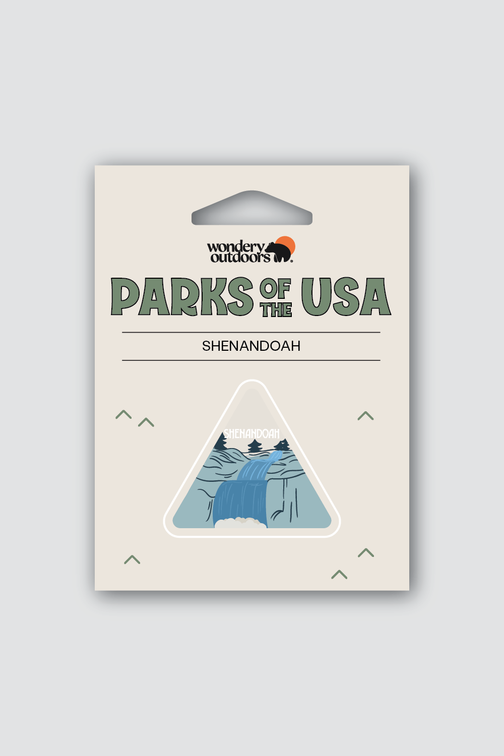 #national park_shenandoah _USA National Parks souvenir sticker gift sets