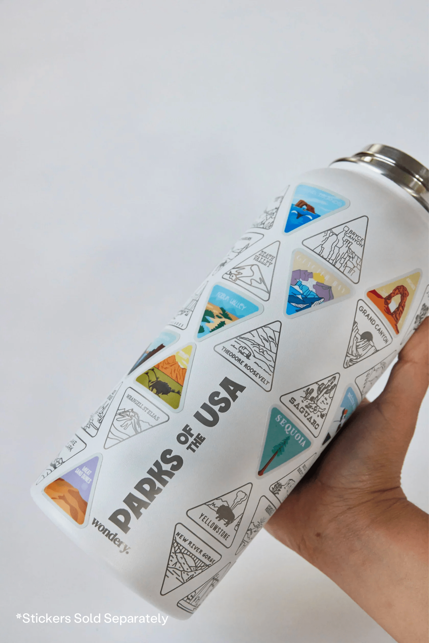 The Original Parks of the USA Bucket List Bottle (NO STICKERS)